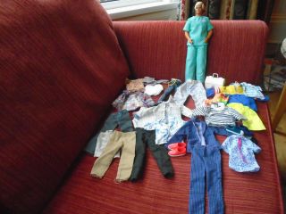 Barbie Ken Doll Bundle With Clothes Outfits Accessories Some Recent Some Vintage