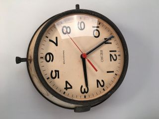 Rare Antique Vintage Seiko Transistor Wall Clock Japan