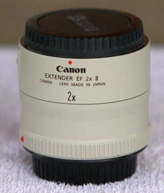 Canon Extender EF 2x II,  Rarely 2