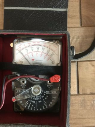 Triplett 310 - C Type 4 Multimeter With Leather Case W/ Leads