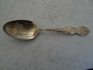 Vintage Immaculate Conception Cathedral Denver Sterling Silver Souvenir Spoon