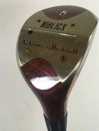 RARE Louisville Golf 5 WOOD NIBLICK Selected Right Handed 41 Inches Long 2
