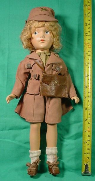 Rare Mme.  Alexander 1943 Doll Waac Us Army Wwii Women’s Army Auxilliary Corps