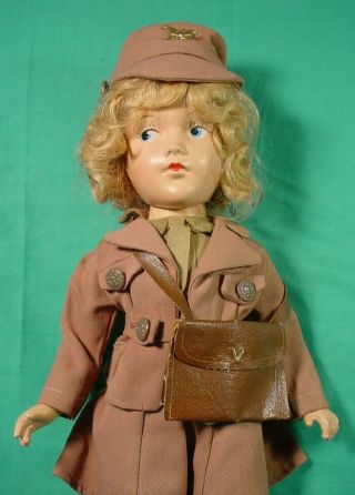 RARE Mme.  ALEXANDER 1943 DOLL WAAC US ARMY WWII WOMEN’S ARMY AUXILLIARY CORPS 2