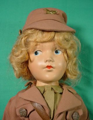 RARE Mme.  ALEXANDER 1943 DOLL WAAC US ARMY WWII WOMEN’S ARMY AUXILLIARY CORPS 3