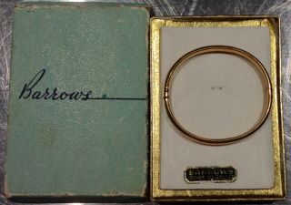Antique Vtg Bangle Baby Bracelet 1/20 12k Gold Filled