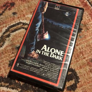 Alone In The Dark Vhs 1982 Jack Palance Horror Classic Slasher Gore Rare Htf Oop