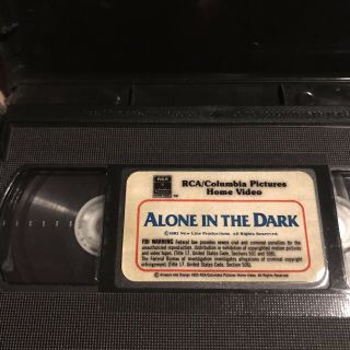 Alone In The Dark Vhs 1982 Jack Palance Horror Classic Slasher Gore Rare HTF OOP 2