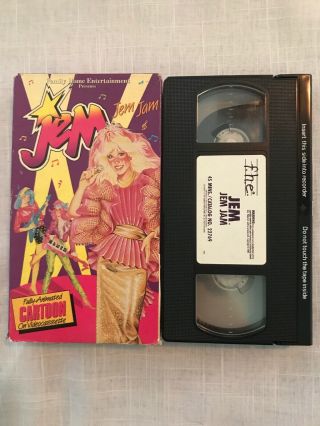 Jem And The Holograms 1987 Vhs Jem Jam Star Concert Animated Fhe Rare
