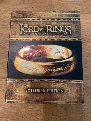 Lord Of The Rings | Extended Edition Trilogy | Blu - Ray | 15 - Disc Box Set | Rare