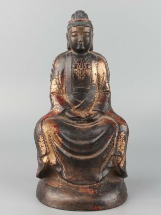 Chinese Exquisite Handmade Buddha Copper Statue