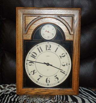 Howard Miller Wall Clock Classic Office Quartz Model 612 - 246 Very Rare