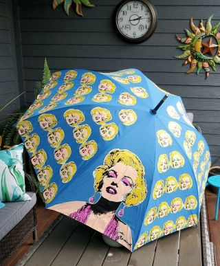 Rare Marilyn Monroe Retro Umbrella,  Happy Birthday Mr President,  Museum Masters