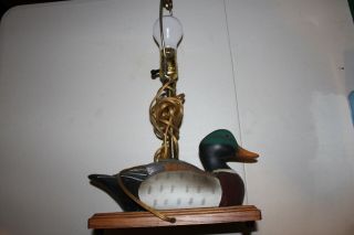 Vintage Duck Lamp Size (12 Inch Wide By 17 Inch High)
