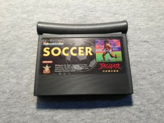 International Sensible Soccer Atari Jaguar 64 - Bit Authentic Rare Game Cartridge