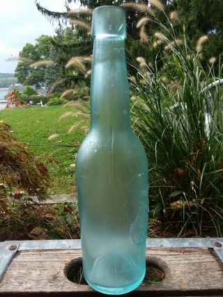 Antique Bottle Falstaff Lemp St.  Louis Sea Glass Frosted Surf Tumbled Sea Glass 2