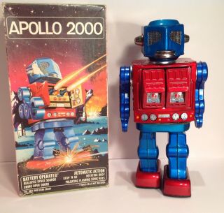 Rare Horikawa Apollo 2000 Robot Japan / Exc,  Non -