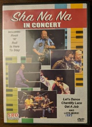 Sha Na Na In Concert Dvd Out Of Print Rare Live Concert 60 Minutes Oop