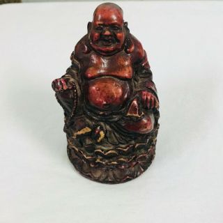 Rare Vintage Antique Buddha Chinese Carved Figure Marble Very Old More 50 Years