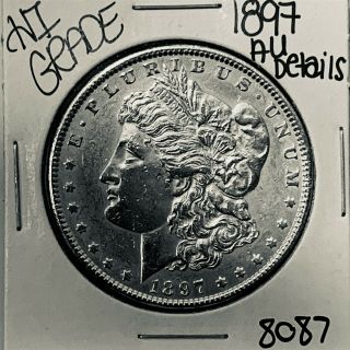 1897 Morgan Silver Dollar Coin 8087 Rare Estate