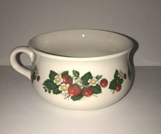 Lord Nelson Pottery Chamber Pot Made In England Strawberries Planter