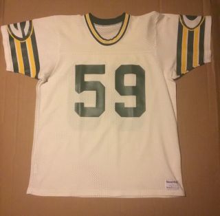 Rare Vtg 80’s Green Bay Packers 59 John Anderson Usa Made Sand Knit Jersey