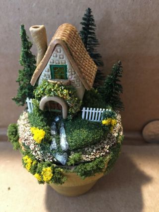 Handmade Miniature Cute Fairy House Vintage Ooak By O 