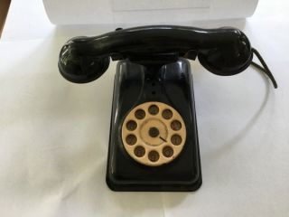 Vintage Metal Antique Toy Phone From The 1950s