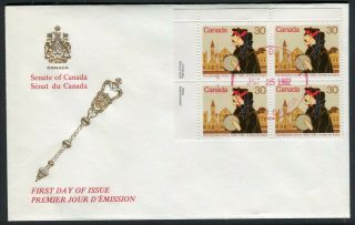 Very Rare Canadian Salvation Army Fdc 1983 From Parliament House
