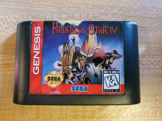 Phantasy Star Iv 4 Sega Genesis,  1994 Cartridge Rare Authentic