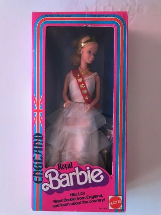 Mattel Vintage Dolls Of The World Royal England Barbie Doll