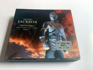 Michael Jackson History Brazil 2 Cd Rare Hologram First Pressing Gold Limite 200