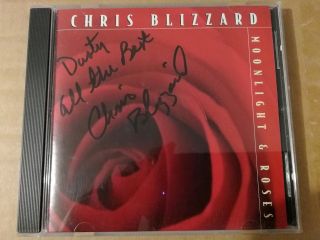 Chris Blizzard - Moonlight And Roses - Very Rare Indie R&b Cd - Signed