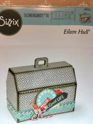 Sizzix Eileen Hull Scoreboard Die: " Tool Box "  Retired/rare