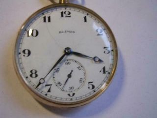 Vintage Illinois Pocket 6s Watch 17 Jewels The Autocrat In Condition?