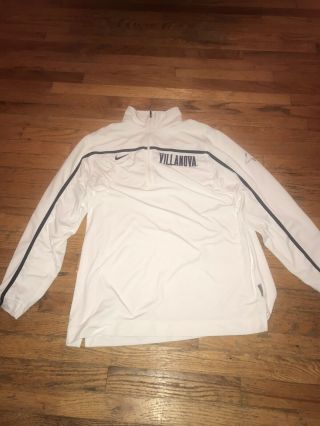 Nike Villanova Wildcats Big East Basketball Zip Up Jacket Authentic Large Rare