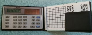 Ti - 1780 Texas Instruments Calculator In Case & - - Vintage - Rare