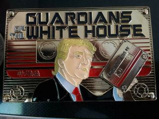 Crazy Rare President Trump Guardians Of The White House Maga Challenge Coin Huge