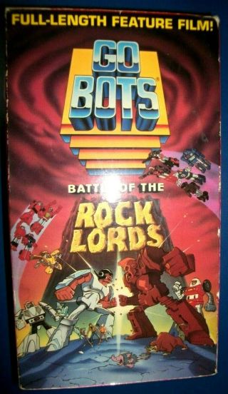 Rare Vhs Tape: Gobots - Battle Of The Rock Lords Vhs 74 Minutes Hanna Barbera