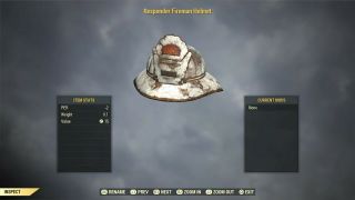 Fallout 76 Ps4 Rare Responders Fireman Helmet 