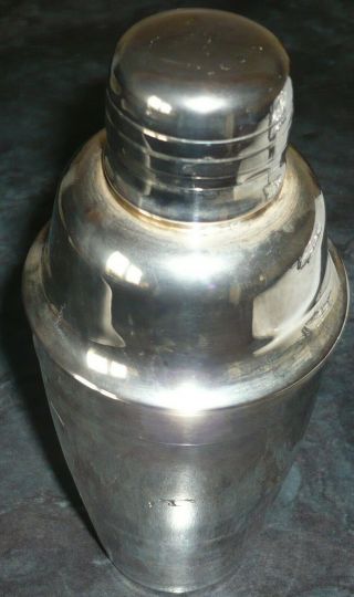 Vintage Art Deco Silver Plated ? Cocktail Shaker