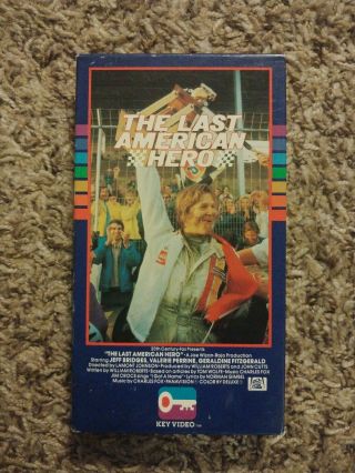 The Last American Hero VHS Jeff Bridges RARE 2