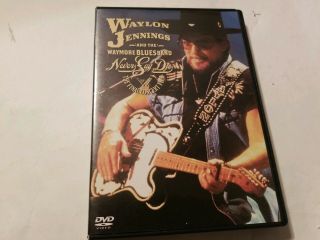 Waylon Jennings Waymore Blues Band Never Say Die Final Concert Dvd Rare