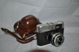 Rare Voigtlander Vitoret R 35mm 1965 Camera W/ 50mm Color Lanthar 2.  8 Lens