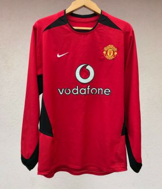 Manchester United 2002 - 2004 Home Football Soccer Shirt Jersey Camiseta Nike Rare