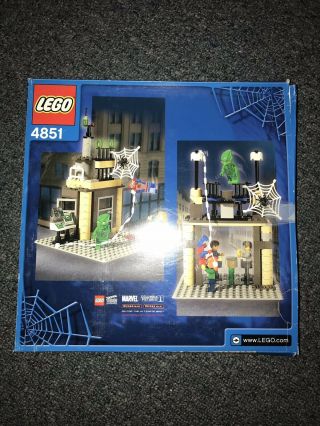 Lego 4851 Spider - Man The Origins 100 Complete and Instructions - Rare 2