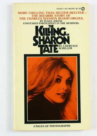 Vintage The Killing Of Sharon Tate Charles Manson Family Susan Atkins Rare