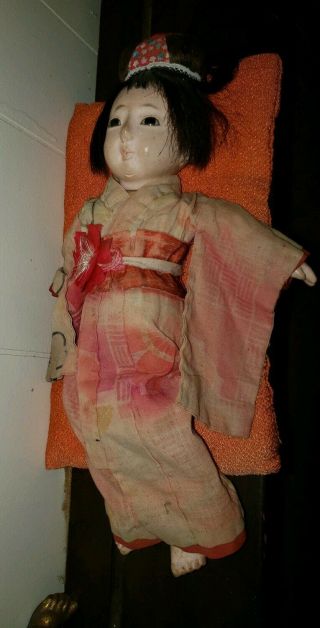 ' Chizuko ' - WOODEN - Active Spirit Haunted Doll - Antique Japanese POLTERGEIST 3