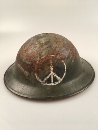 Antique Vintage Military World War 1 - 2 Helmet