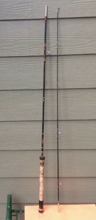 Vintage St.  Croix Double Power Fiberglas Fishing Rod 7’ Made In Usa